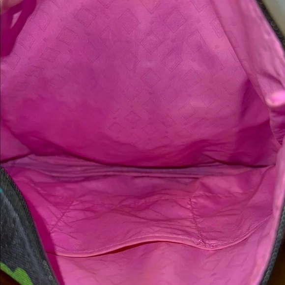 Vera Bradley Black and Pink Floral Crossbody Bag - Picture 6 of 8